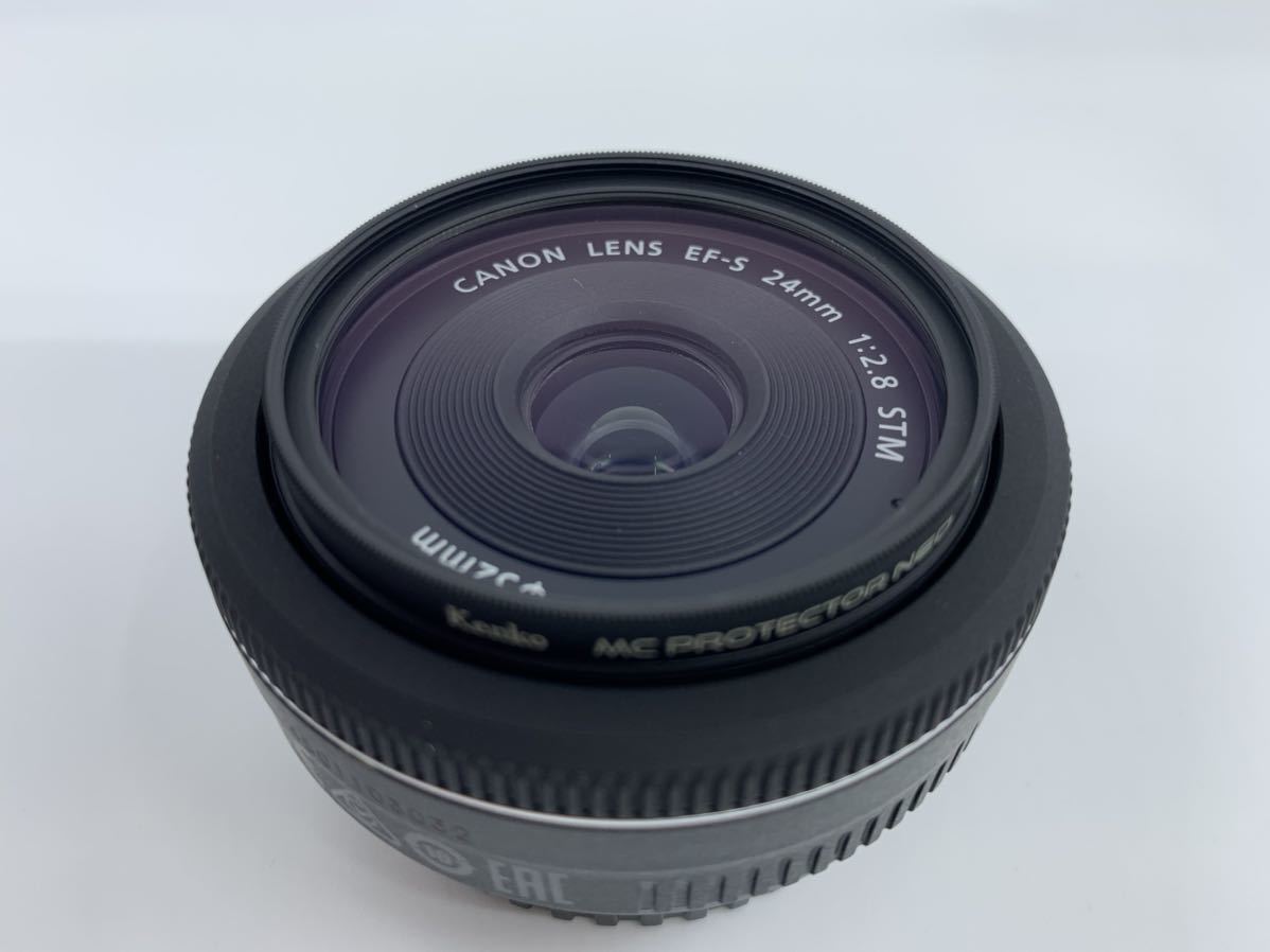 Canon EF-S 24mm F2.8 STM レンズフート・フィルター付き Canon 24mm