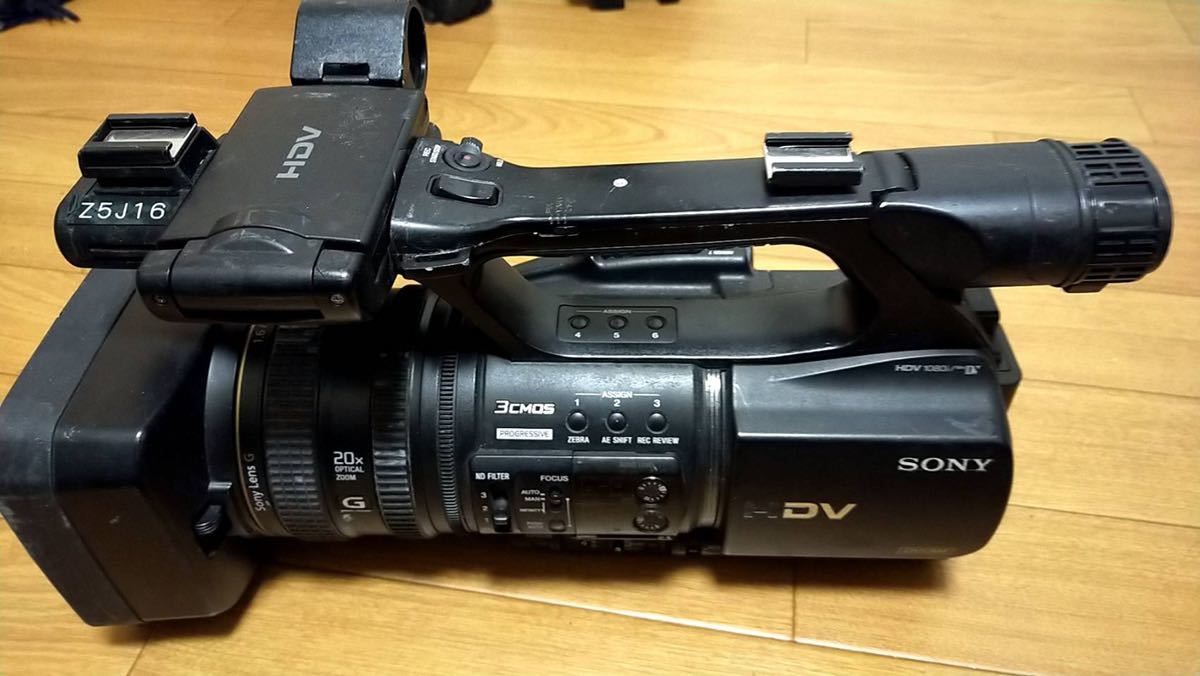 SONY hvr-z5j 業務用 ビデオカメラ 送料込 SONY HVR-Z5J HDV 業務用ビデオ