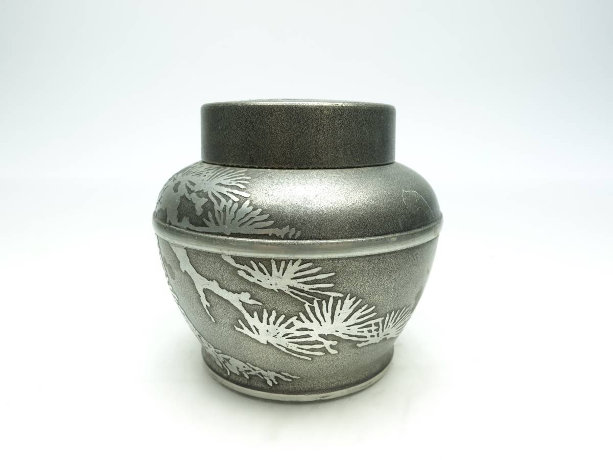乾茂號造 錫製茶壺 重量：248g ○ 茶入 茶心 茶道具 茶器 本錫 精錫