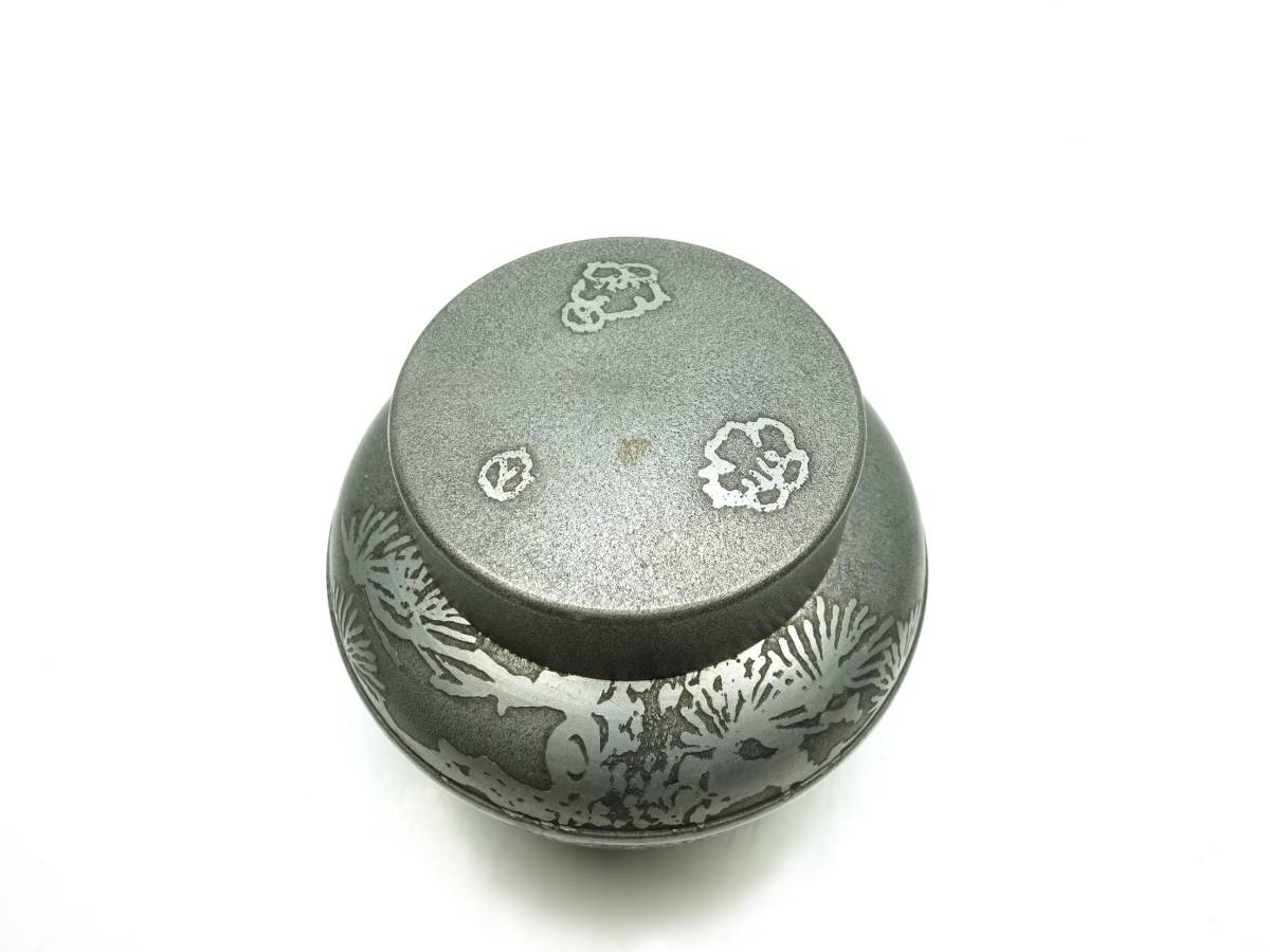 乾茂號造 錫製茶壺 重量：248g ○ 茶入 茶心 茶道具 茶器 本錫 精錫
