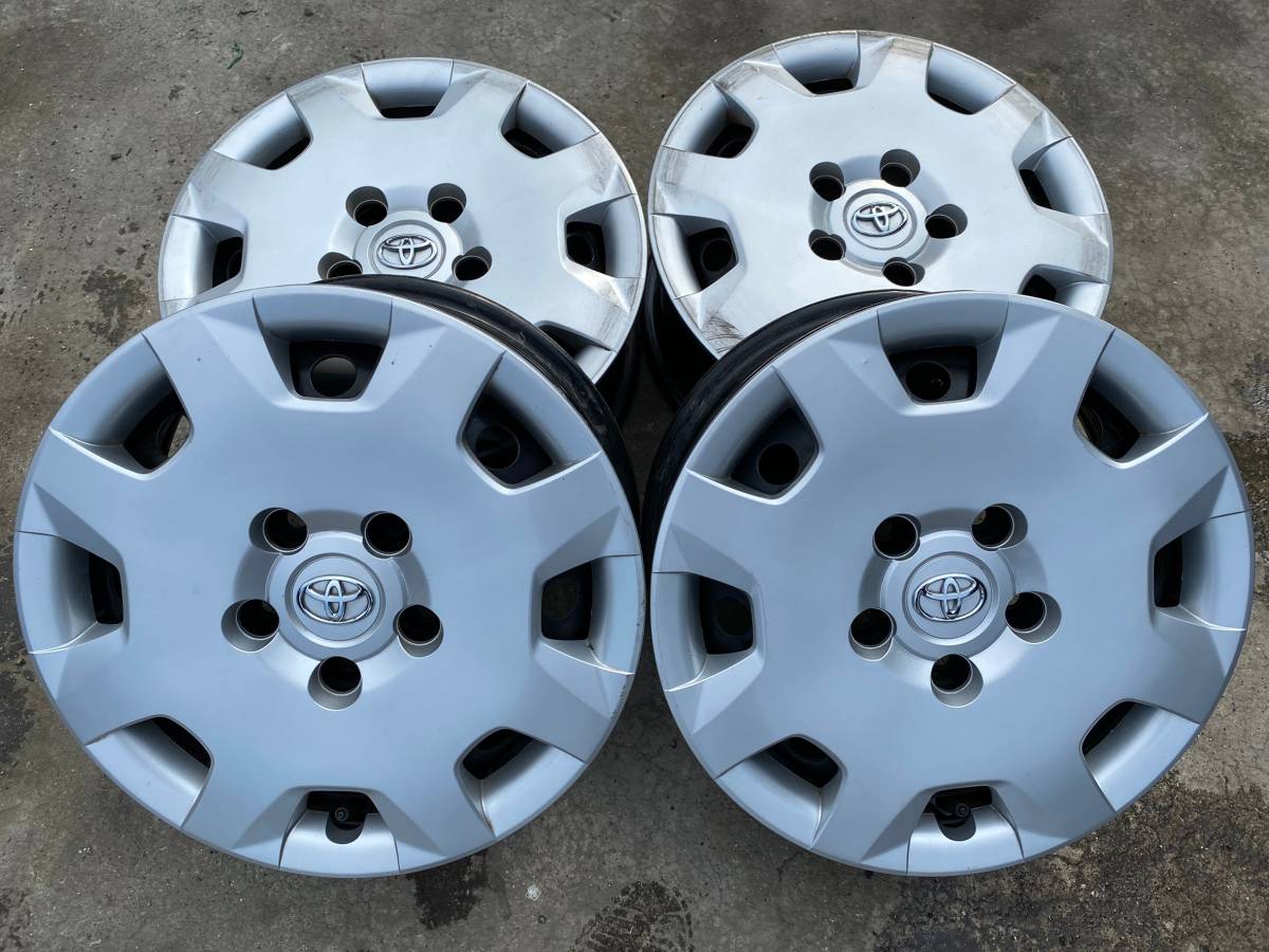 207 スチール ホイール 4本セット トヨタ TOYOTA 純正 15インチ 5穴