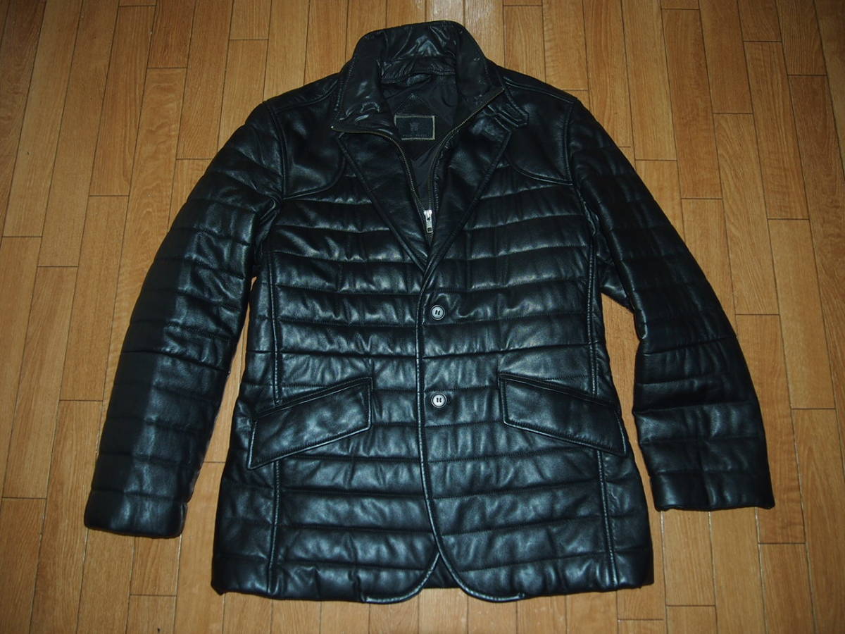 HOT，限定セール サイズ：L トルコ製 FULL HOUSE HOMME フルハウス 羊革 ラムレザー 中綿入り キルティングジャケット テーラードジャケット(Lサイズ)｜売買されたオークション情報、yahooの商品情報をアーカイブ Lサイズ