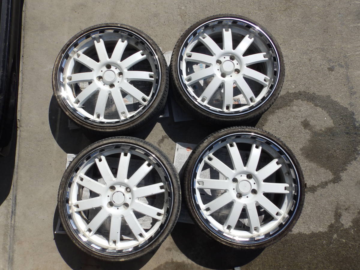 ホイールタイヤ4本セット 18×5 5JJ AW 社外 165/35 18 
