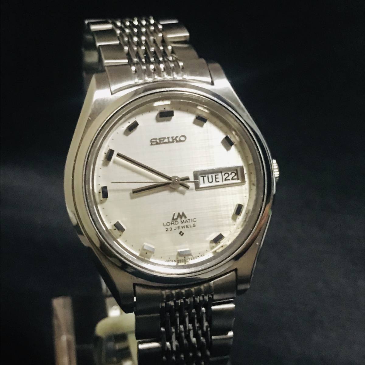得価，お得 SEIKO ロードマチック／自動巻き 5606‐7070／メンズ 絹目文字盤／ カレンダー早送り可(その他)｜売買されたオークション情報、yahooの商品情報をアーカイブ公開 - オークファン その他