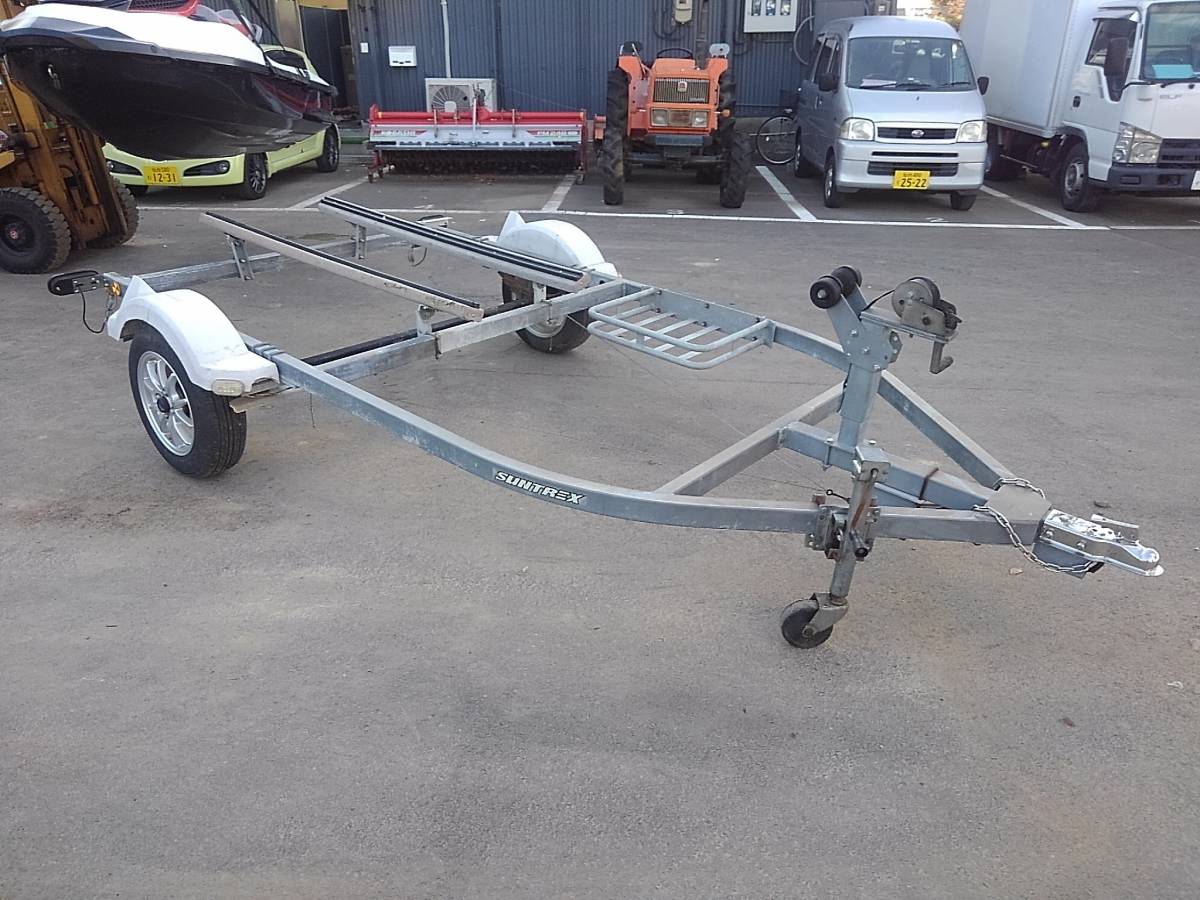 豊富な，格安 宮城県発 サントレックス ボートトレーラー 普通車 積載量500kg 売切(トレーラー)｜売買されたオークション情報、yahooの商品情報をアーカイブ公開 - オークファン トレーラー