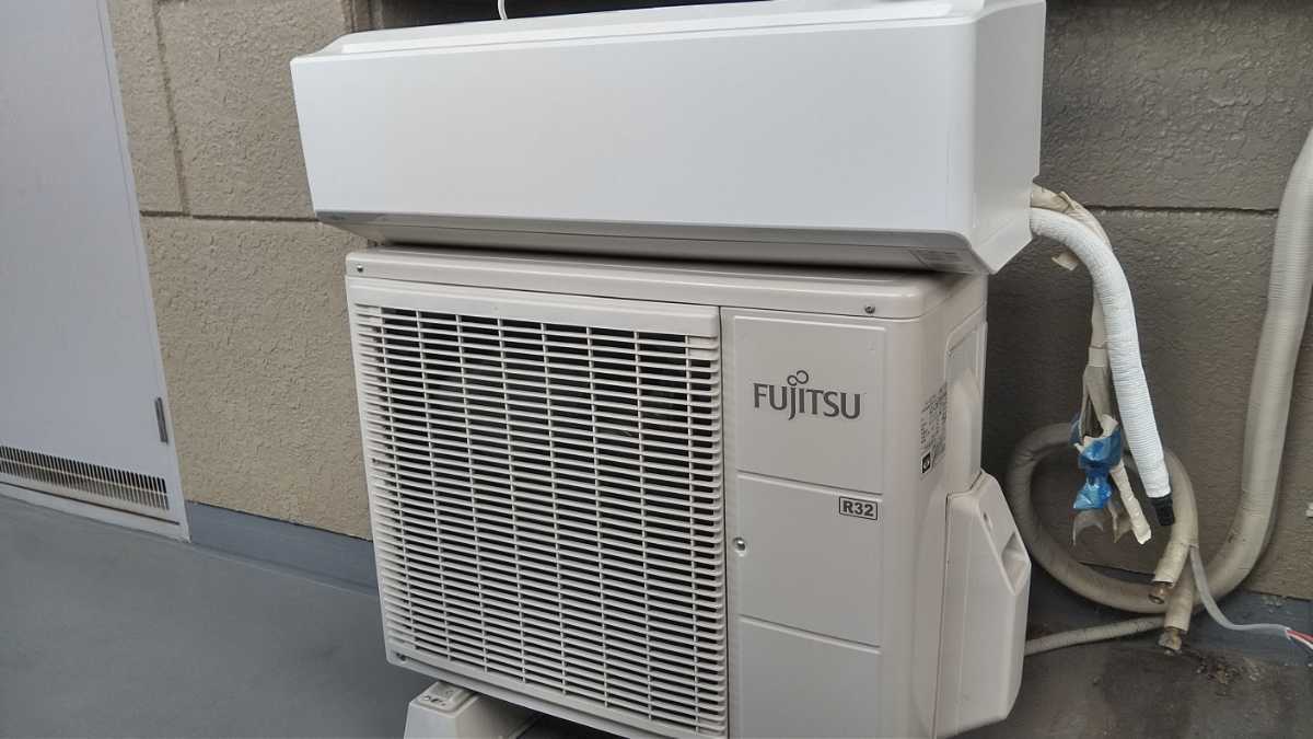 富士通 FUJITSU エアコン 冷暖 10畳用 単相100V AS-C28F-W + AO-C28F