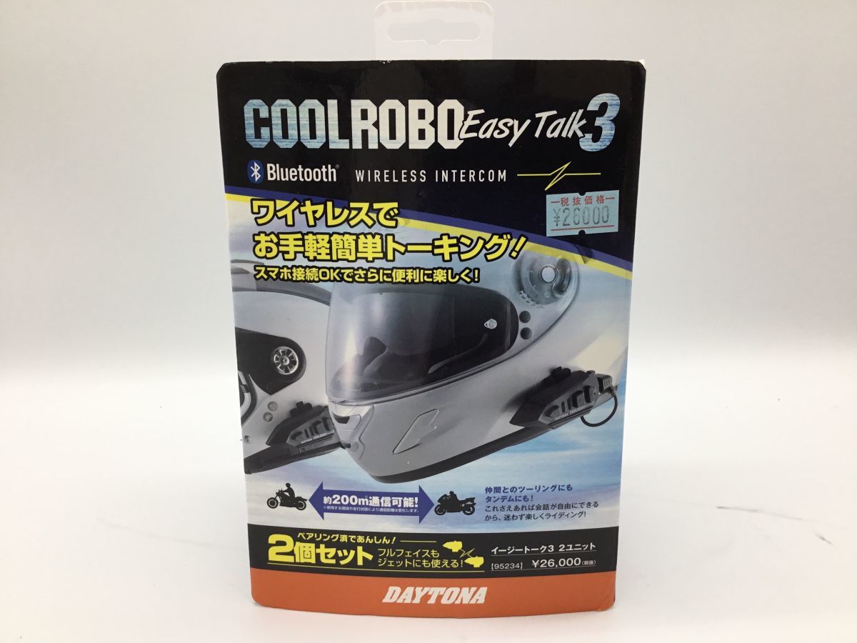 DAYTONA】デイトナ Bluetoothワイヤレスインカム COOL ROBO EasyTalk3