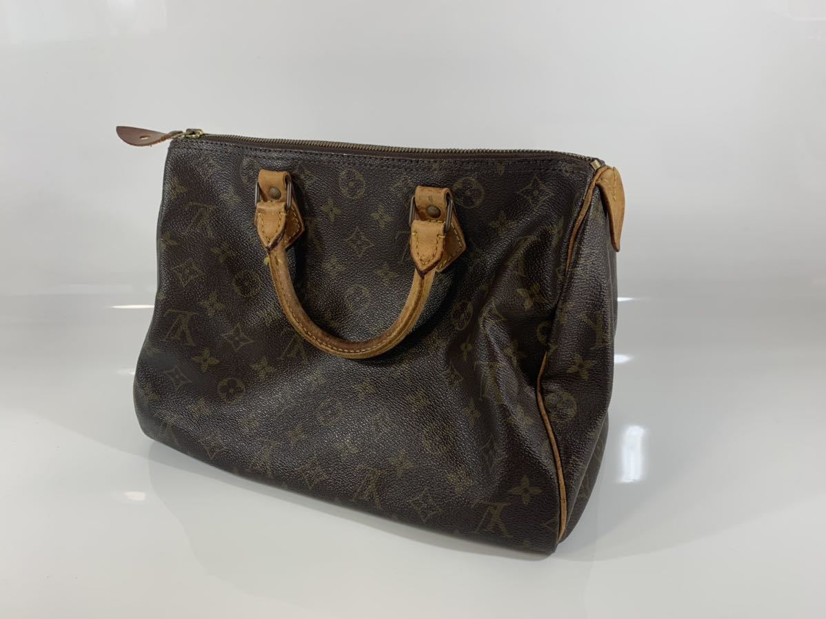 LOUIS VUITTON スピーディ30 モノグラム 　鍵・保存袋付き ルイヴィトン LOUIS VUITTON スピーディ30 モノグラム 鍵付き 予備鍵あり