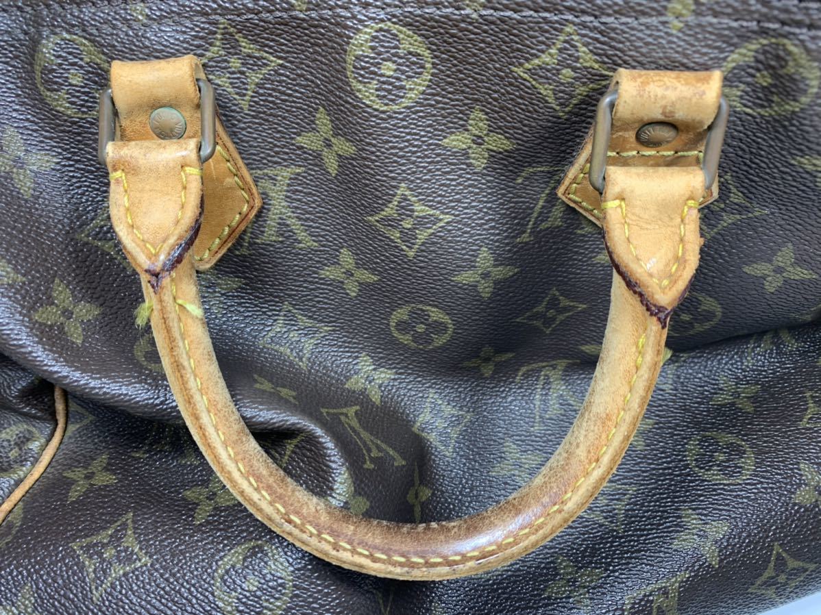 ルイヴィトン LOUIS VUITTON スピーディ30 モノグラム 鍵付き 予備鍵あり