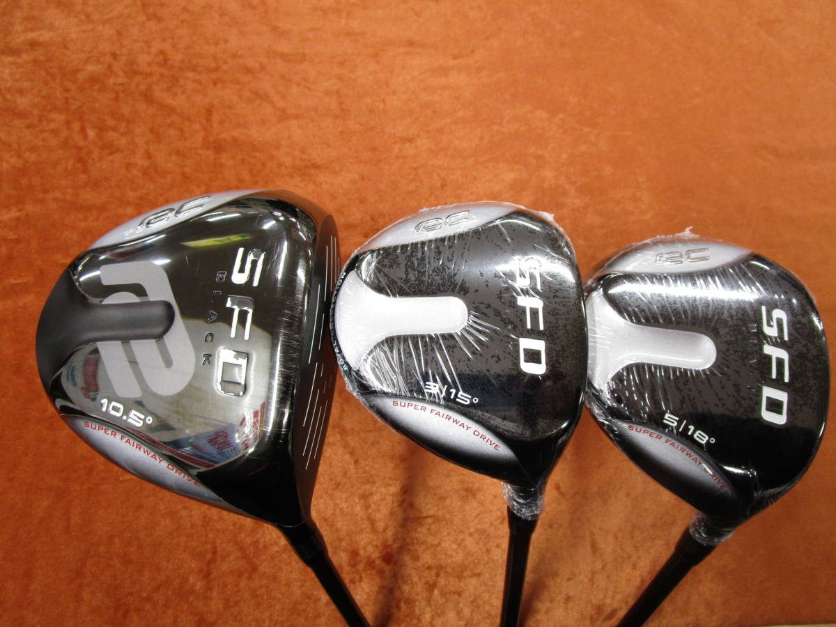  ロイヤルコレクション SFD BLACK 1W 10.5度 FUBUKI RC MD60 & 3W&5W 15度&18度 FUBUKI RC MF60 フレックス S 3本セット(セット)｜売買されたオークション情報、yahooの商品情報をアーカイブ公開 - オー 男性右きき用