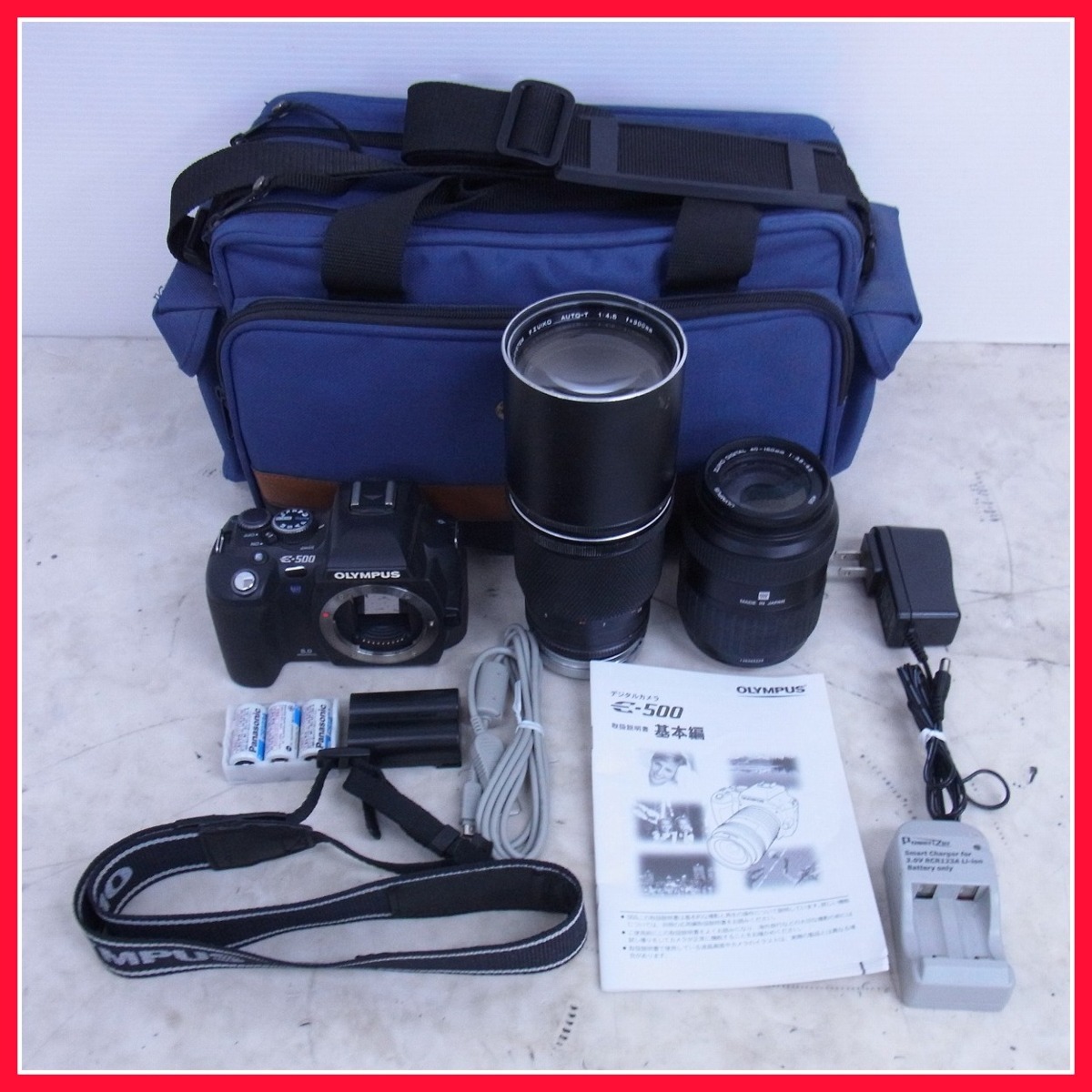 ☆OLYMPUS デジタル一眼レフカメラ E-500 ブラック + ZUIKO DIGITAL 40