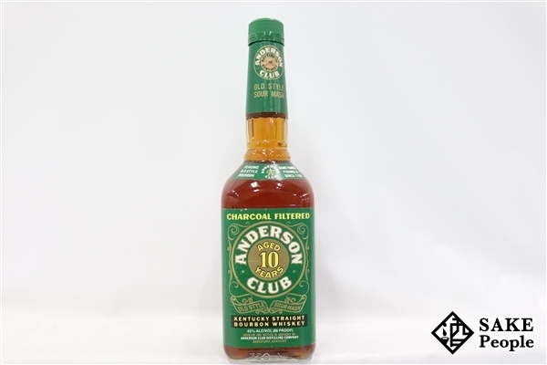 ◇注目! アンダーソン クラブ 10年 750ml 43% 箱付き バーボン