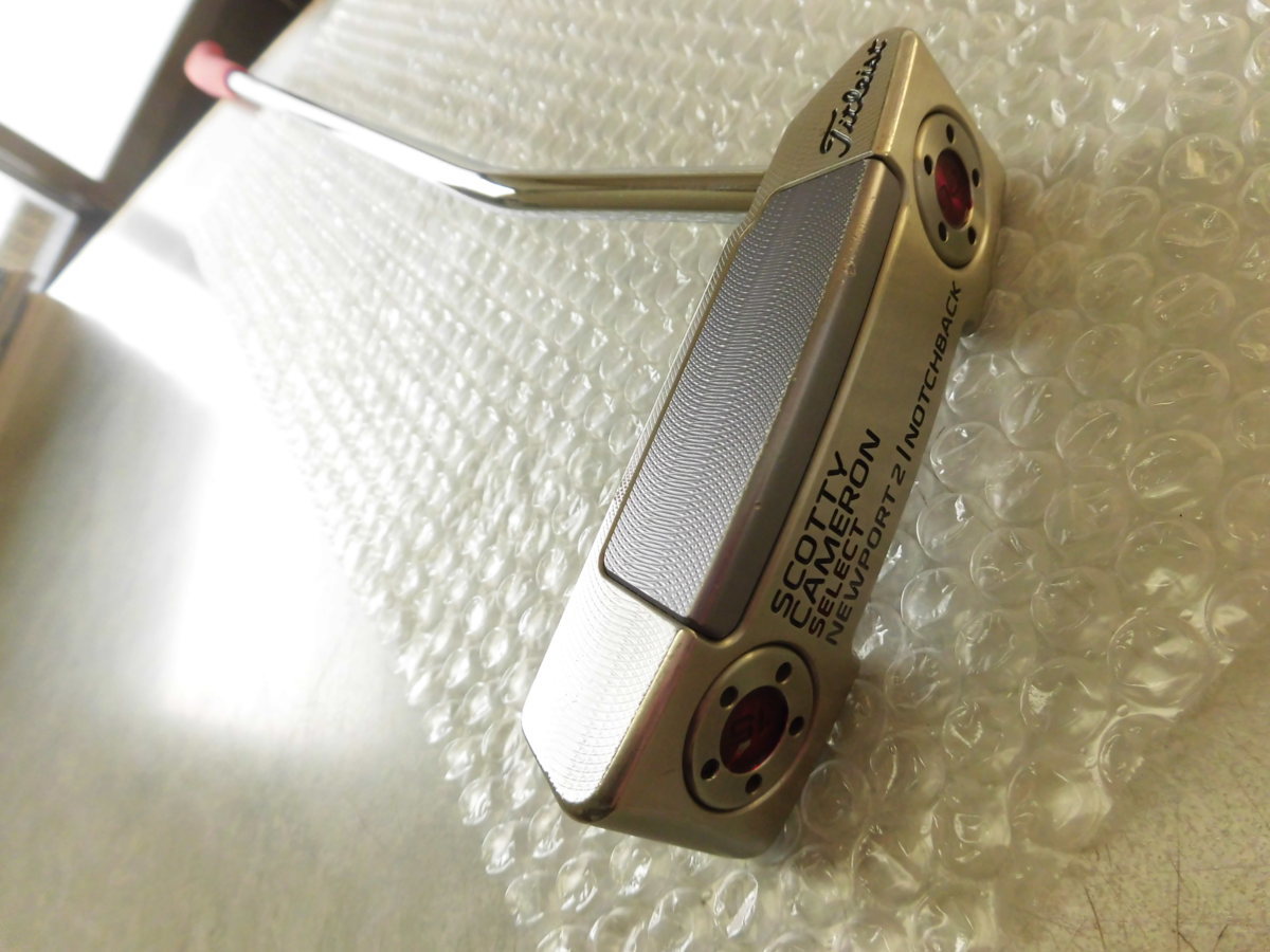 【100%新品，安い】 タイトリスト スコッティ キャメロン セレクトニューポート 2 ノッチバック 16年(スコッティ・キャメロン)｜売買されたオークション情報、yahooの商品情報をアーカイブ公開 - オークファン 男性右きき用