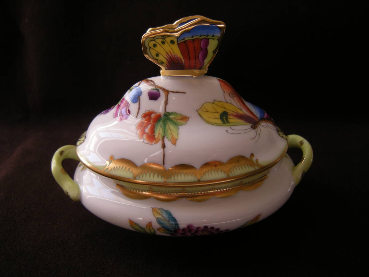 ヘレンド      ヴィクトリアブーケ　チューリン　希少 ヘレンド ヴィクトリア ブーケ ミニチューリン HEREND 美品 ボンボニエール