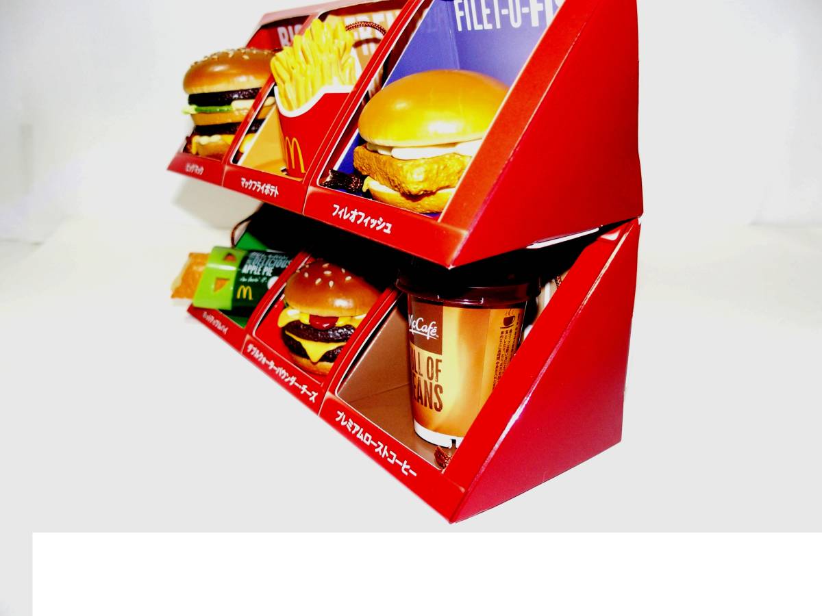 【マクドナルド】フードストラップ第1弾　全6種類　ケース付き　コンプリートボックス_3