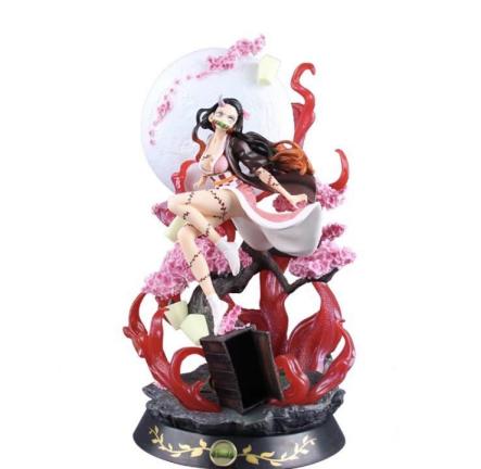 鬼滅の刃フィギュア 竈門禰豆子 1/6スケール 高さ420mm PVC製 塗装済み