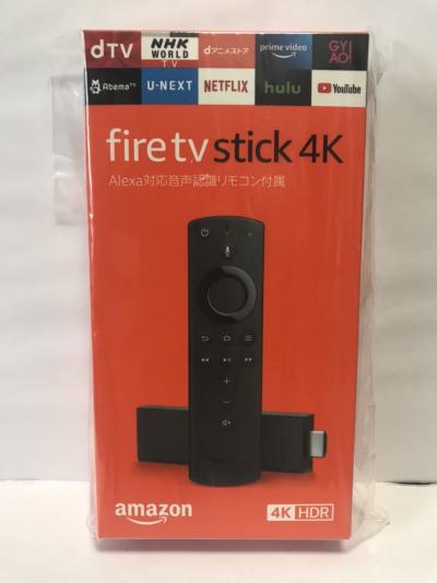 新品 送料無料 Amazon Fire TV Stick 4K Alexa対応 音声認識リモコン