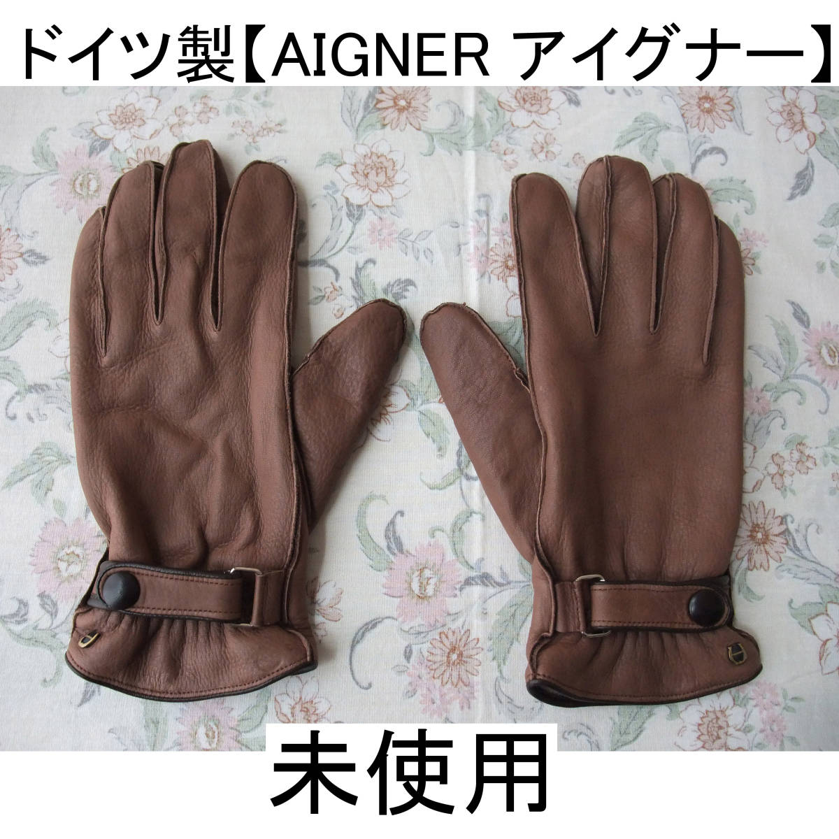 アイグナー 本革 AIGNER 新品・箱付AIGNER 高級 二つ折り長財布 