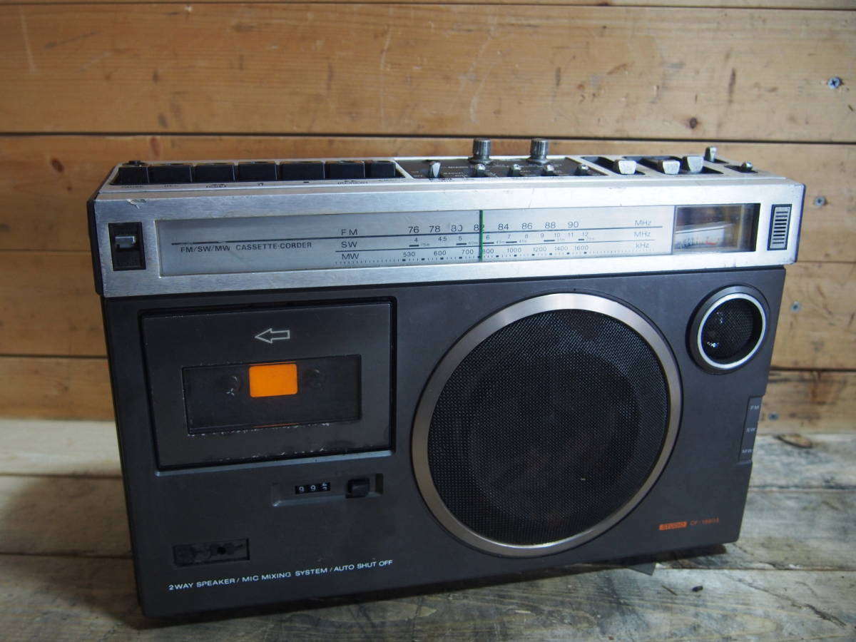 SONY CF-1980II ラジカセ 昭和レトロカセットレコーダー ☆SONY ソニー CF-1980Ⅱ ラジカセ レトロ カセットレコーダー 桂