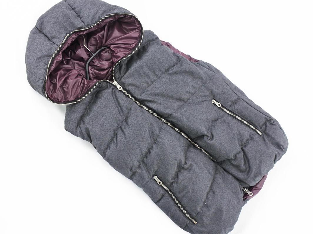 高性能 デュベティカ カシミヤ混 ダウンベスト size42/グレー