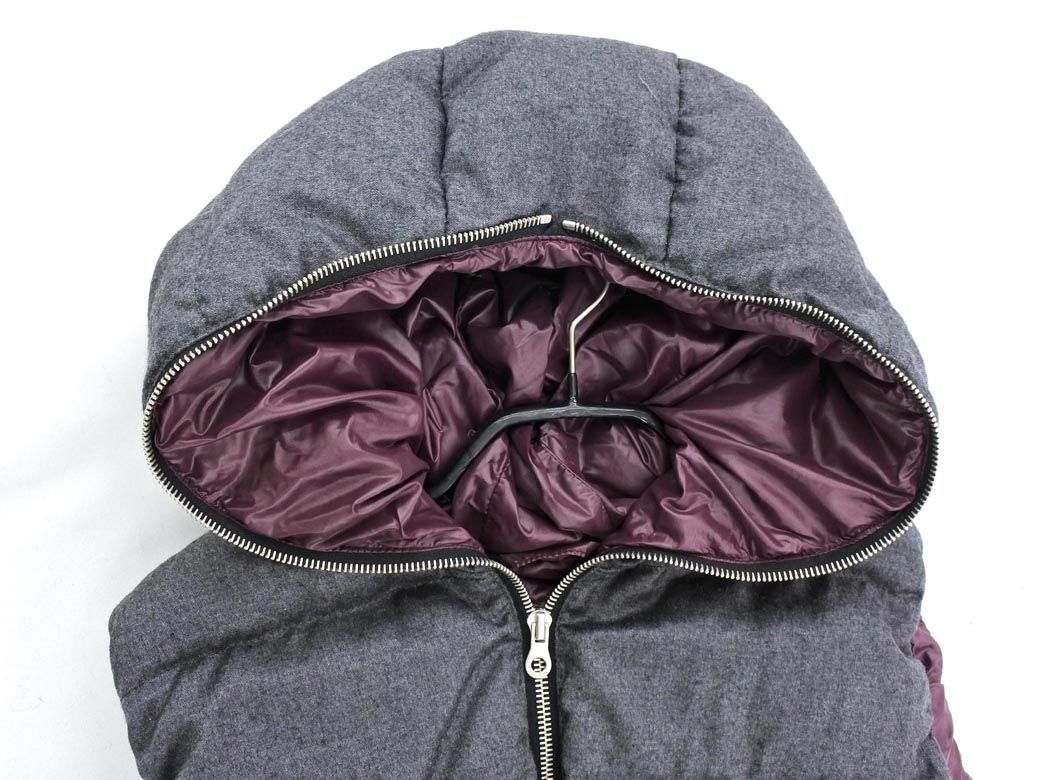 高性能 デュベティカ カシミヤ混 ダウンベスト size42/グレー