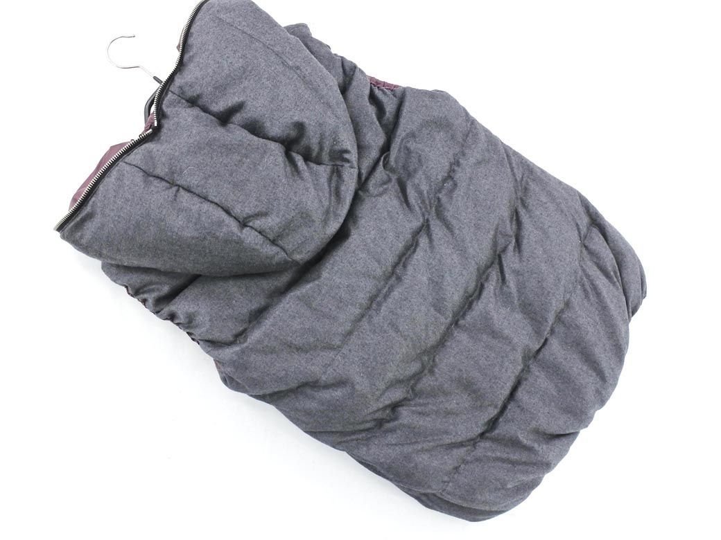 高性能 デュベティカ カシミヤ混 ダウンベスト size42/グレー