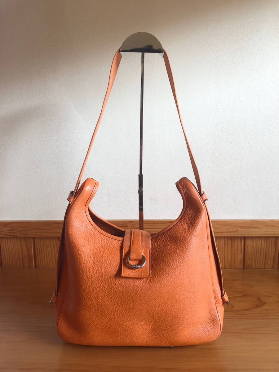 本物 HERMES エルメス サコ ショルダーバッグ トリヨンクレマンス 