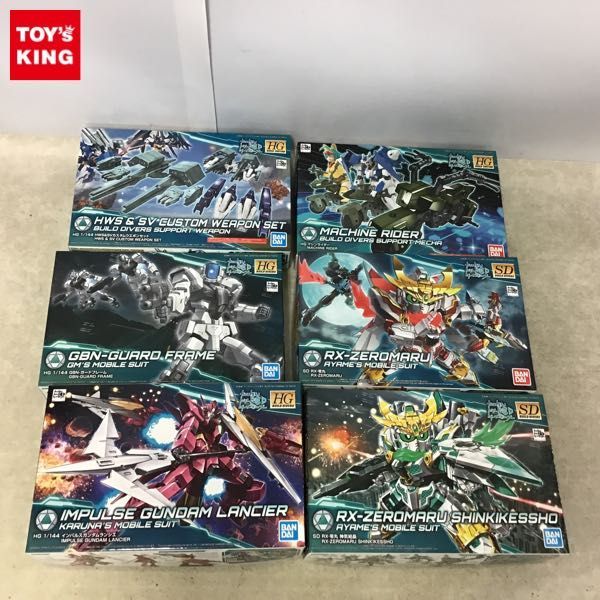 高品質，限定SALE 1円 バンダイ SD RX-零丸 神気結晶 HG 1/144 インパルスガンダムランシェ HWS & カスタムウェポン セット GBN-ガードフレーム他(ガンダム)｜売買されたオークション情報、yahooの商品情報をアー その他