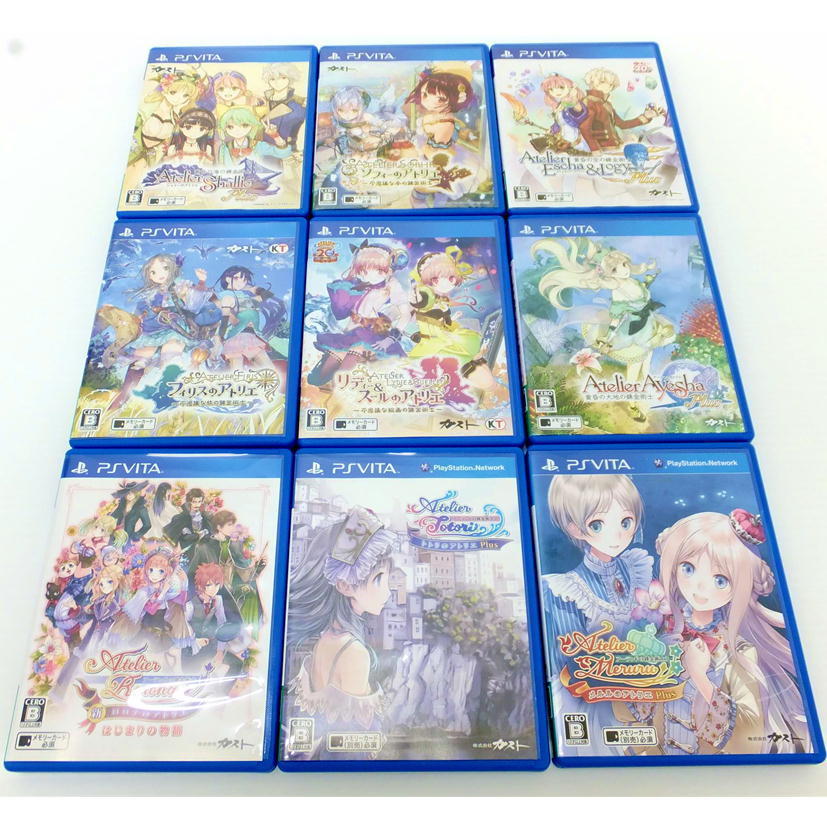 人気SALE，最新作 1円 PS Vitaソフト アトリエシリーズ9本セット KT コーエーテクモ 88(PS Vitaソフト)｜売買されたオークション情報、yahooの商品情報をアーカイブ公開 - オークファン PS Vitaソフト