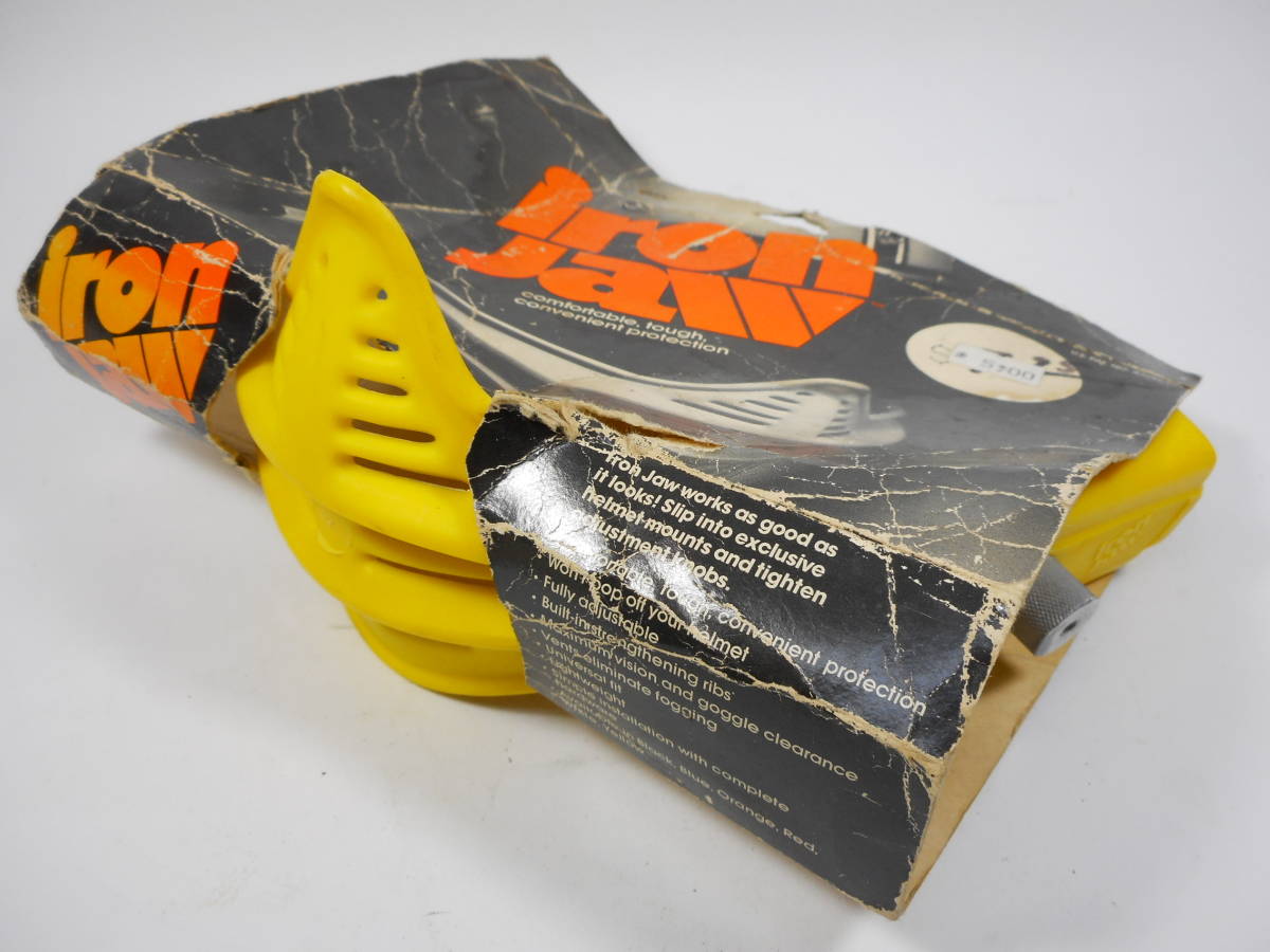 デッドストック！70s IRON JAW チンガード 付属品あり！ ☆ 70年代