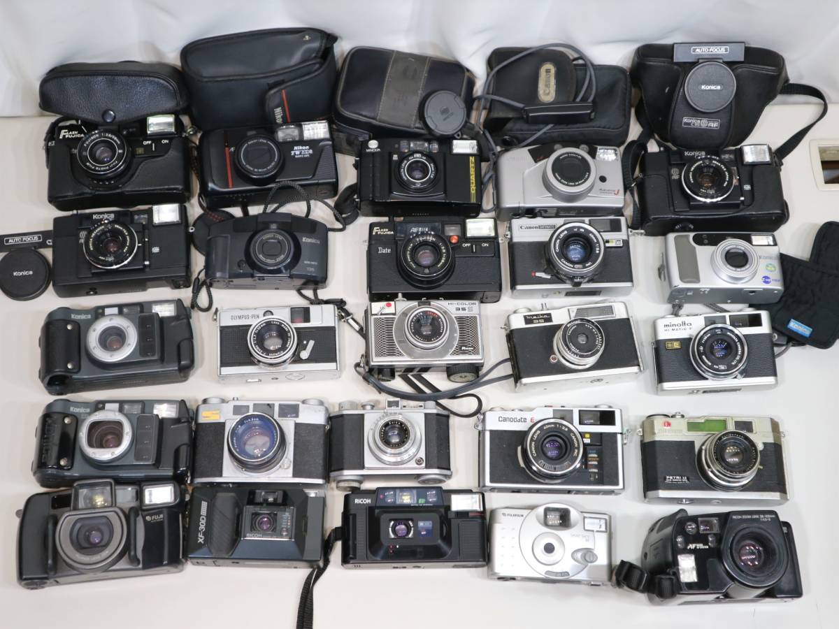 長期納期 25台まとめて コンパクトカメラ Canon Nikon OLYMPUS MINOLTA