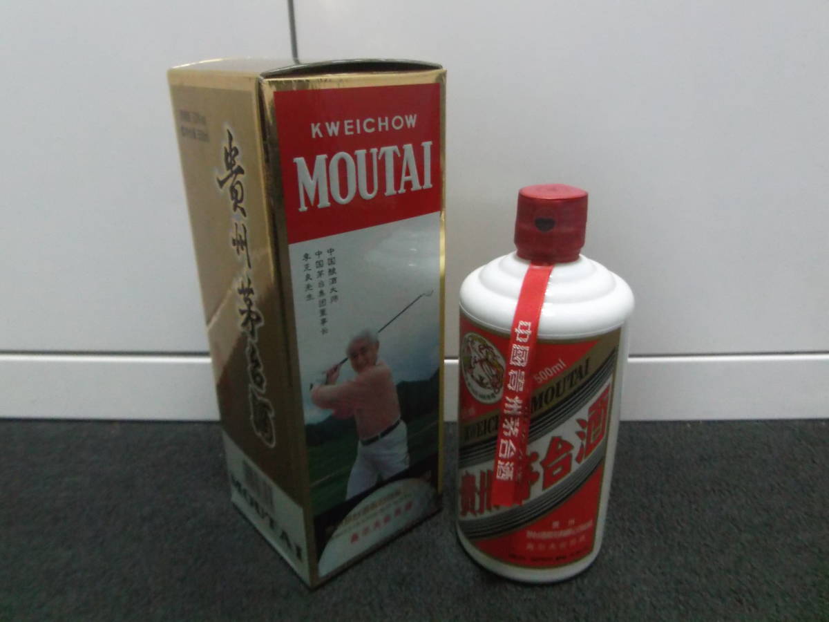 11238☆中国酒 貴州芽台酒 MOUTAI マオタイ酒 天女ラベル 500ml 53