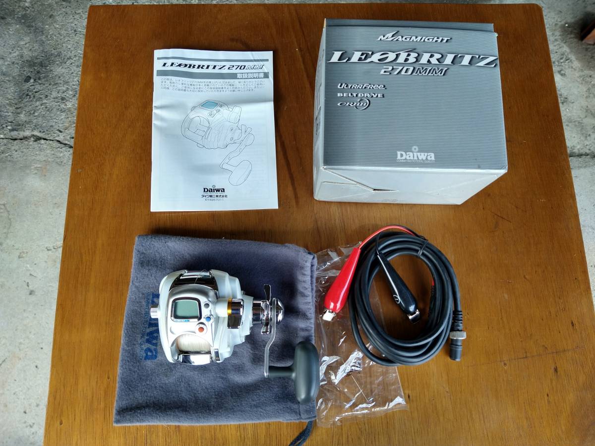 最新作，定番 ダイワ レオブリッツ 270MM 電動リール 総巻き上げ1.5km/ DAIWA(ダイワ)｜売買されたオークション情報、yahooの商品情報をアーカイブ公開 - オークファン 電動
