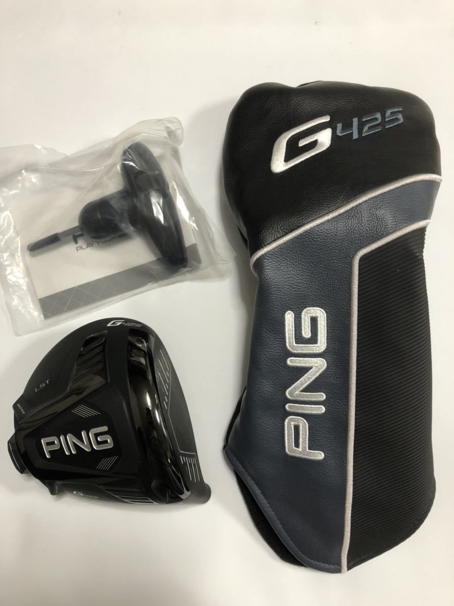 人気定番，低価 ピン G425 LST ドライバー 9&deg; ヘッド単品 ヘッドカバー レンチ付 日本仕様 PING(ピン)｜売買されたオークション情報、yahooの商品情報をアーカイブ公開 - オークファン 男性右きき用