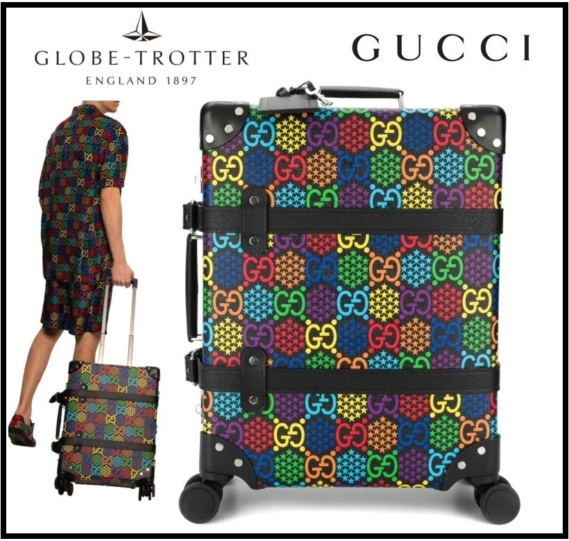 55万新品◇GUCCI◇2020年グローブ・トロッターコラボGGサイケデリック  
