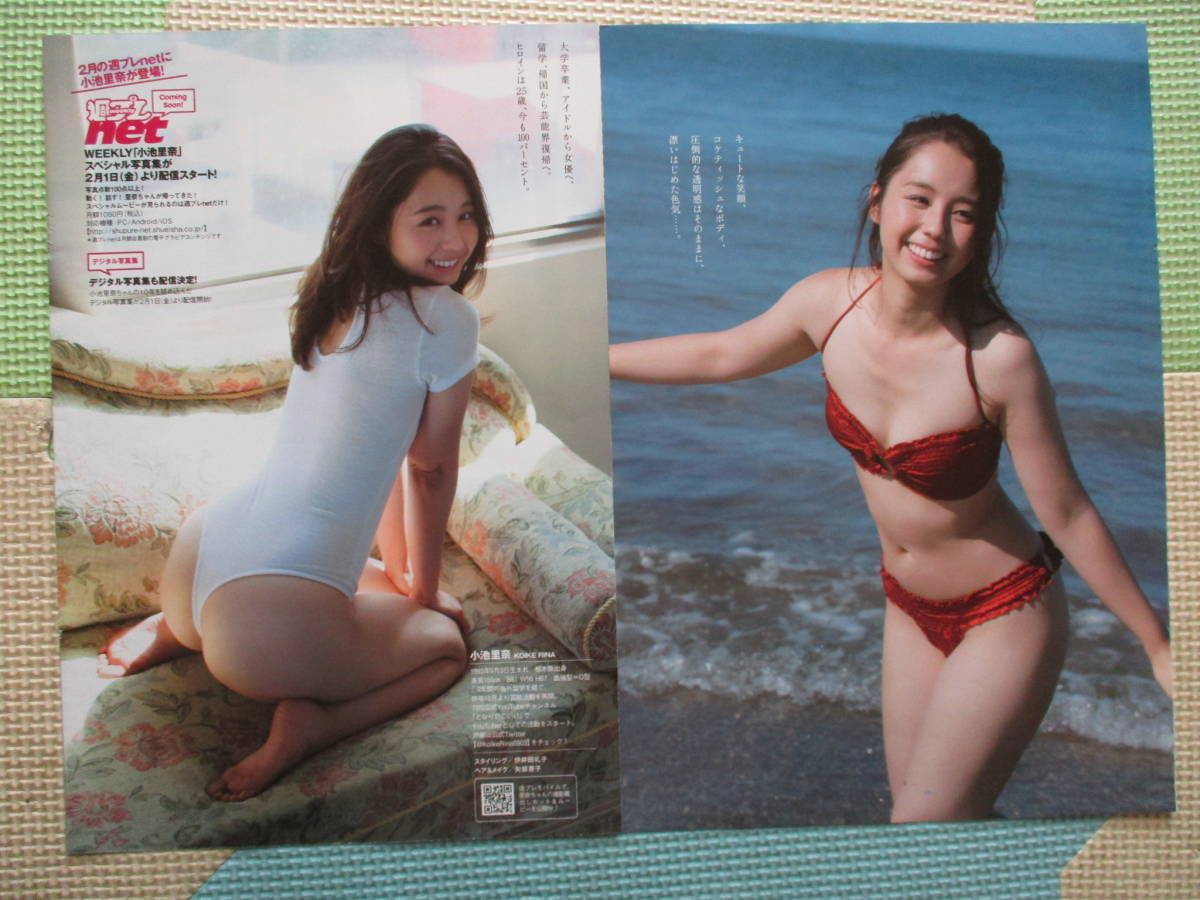 O3　小池里奈　切り抜き17ページ　ビキニグラビア　桃尻　ハミ尻 　取り置き２日可能_6