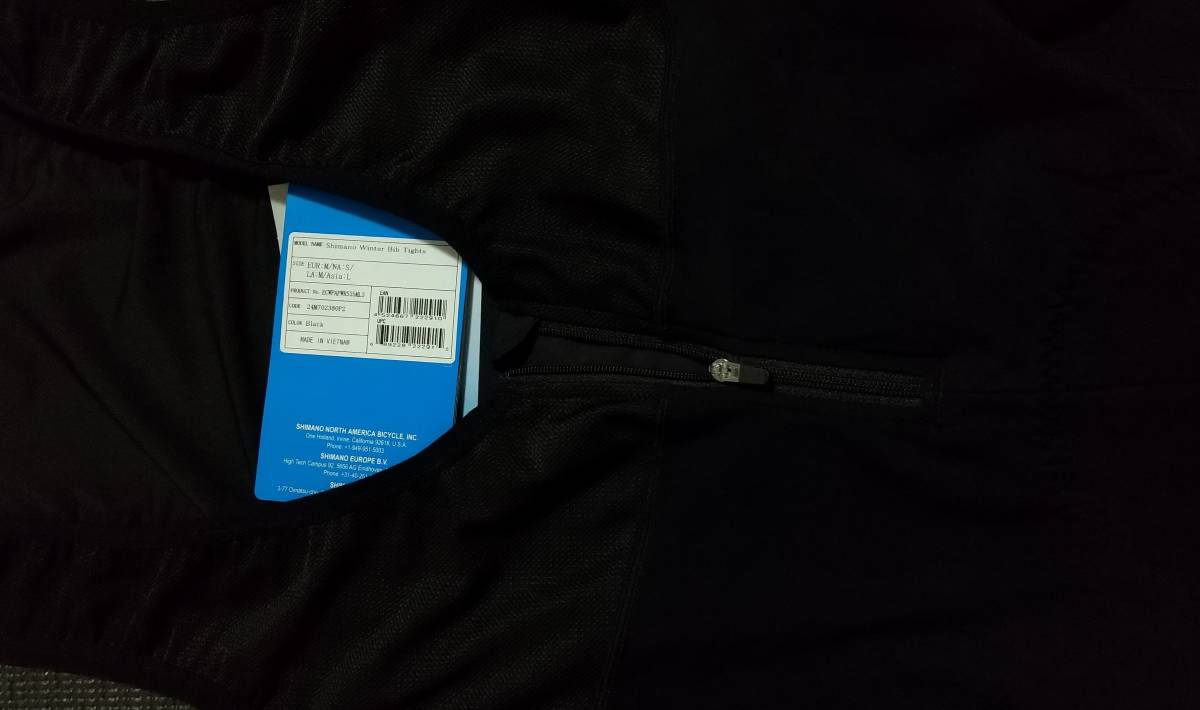 : サイクリングタイツ ビブタイツの通販 ウィンター shimano シマノ(SHIMANO) ビブタイツ SHIMANO シマノ ウインド ウインター 真冬のウェア を試す！ えふえふぶろぐ バーテックス ブラック