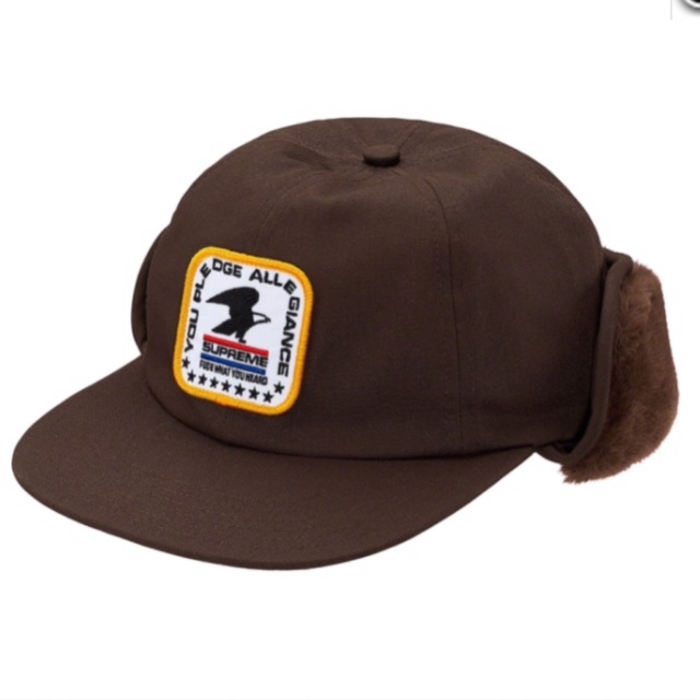 低価，豊富な Supreme Earflap 6-Panel Brown M/L シュプリーム 国内正規品 2019FW イアーフラップ キャップ 耳当て Cap 帽子(帽子)｜売買されたオークション情報、yahooの商品情報をアーカイブ公開 - オークファン 服飾小物