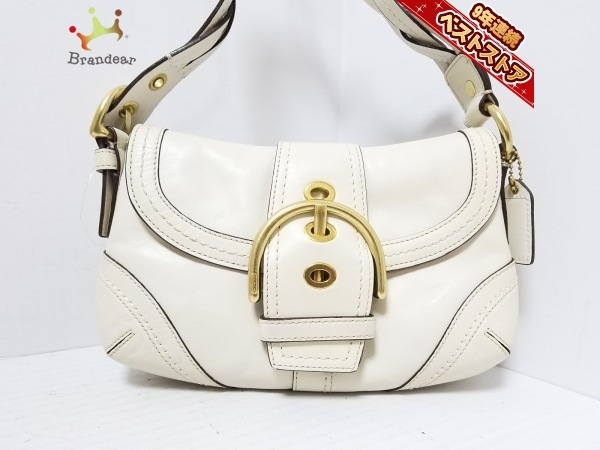 コーチ COACH ショルダーバッグ 10317 ソーホーブレイデッドレザースモールフラップ レザー アイボリー バッグ コーチ ソーホー ブレイデッド 0 レザー スモールフラップ