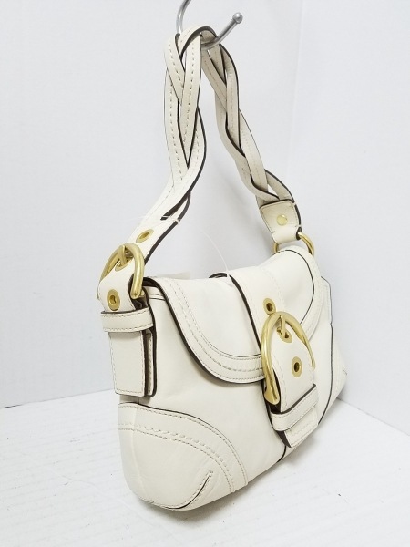 コーチ COACH ショルダーバッグ 10317 ソーホーブレイデッドレザースモールフラップ レザー アイボリー バッグ コーチ ソーホー ブレイデッド 0 レザー スモールフラップ