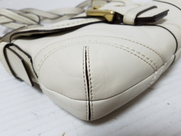 コーチ COACH ショルダーバッグ 10317 ソーホーブレイデッドレザースモールフラップ レザー アイボリー バッグ コーチ ソーホー ブレイデッド 0 レザー スモールフラップ