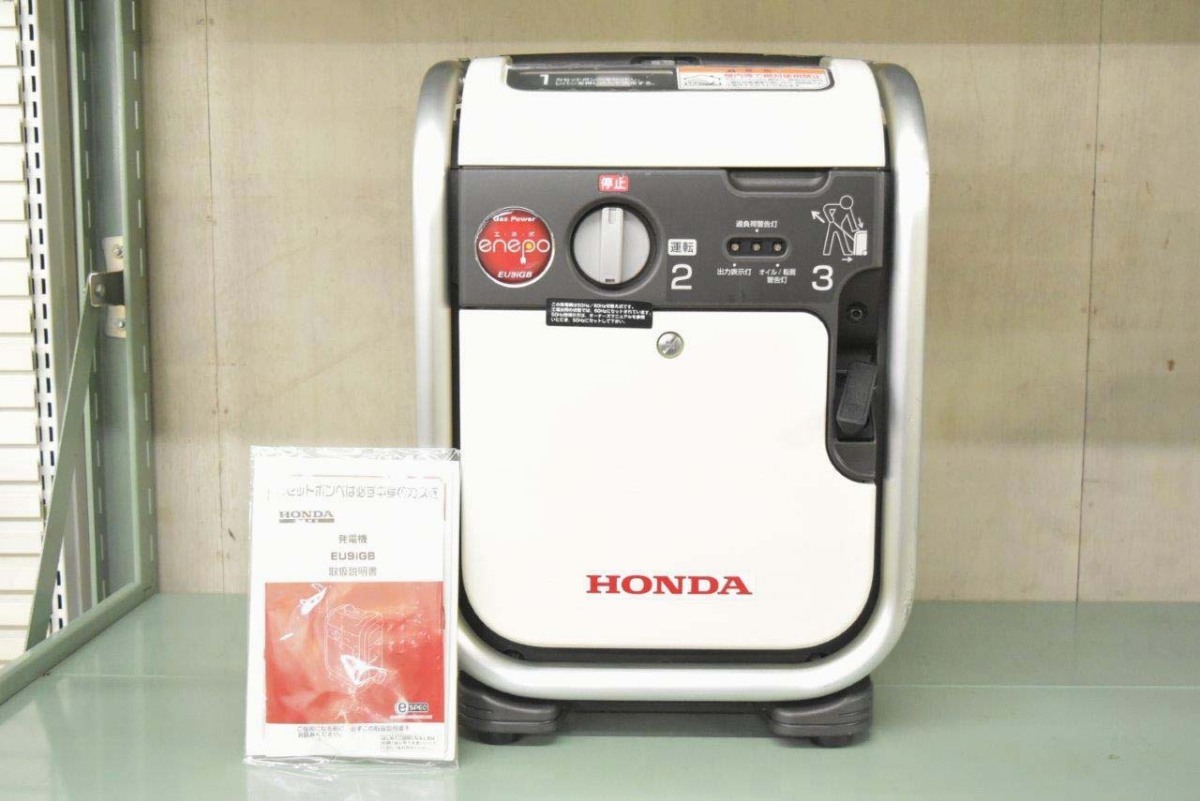  ホンダ カセットガス式発電機 EU9iGB 取説付き 100V 9A 50/60Hz LPG エネポ アウトドア キャンプ HONDA(発電機)｜売買されたオークション情報、yahooの商品情報をアーカイブ公開 - オークファン 発電機