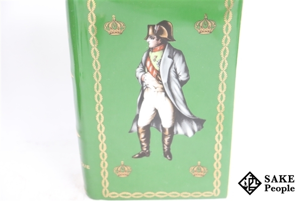 カミュ ナポレオン ◇注目! ブック 700ml 陶器 緑 CAMUS 白緑 ブック型