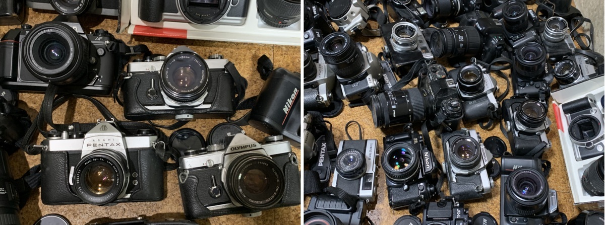 1円】 一眼 カメラ レンズ 大量 まとめ CANON/PENTAX/OLYMPUS/KONICA