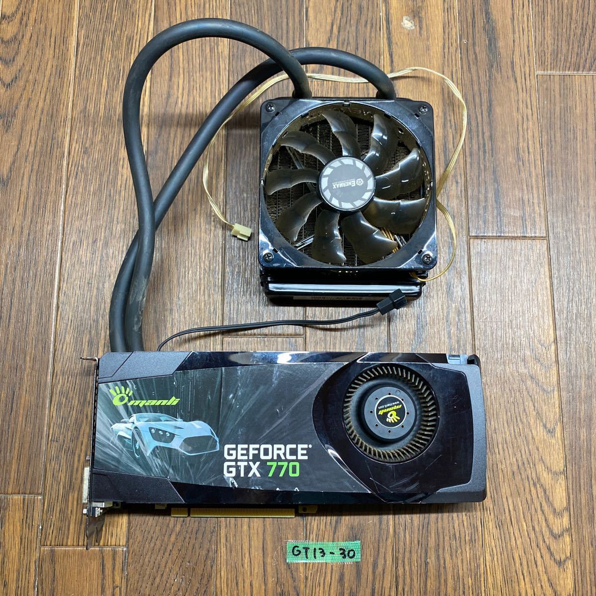 全国無料，SALE GT13-30 激安 グラフィックボード manli GeForce NV GTX770 2GB DDR5 256bit 簡易水冷式クーラー 認識 画像出力のみ確認 同梱不可(PCI Express)｜売買されたオークション情報、yahooの商品情報をアーカイブ公 PCI Express