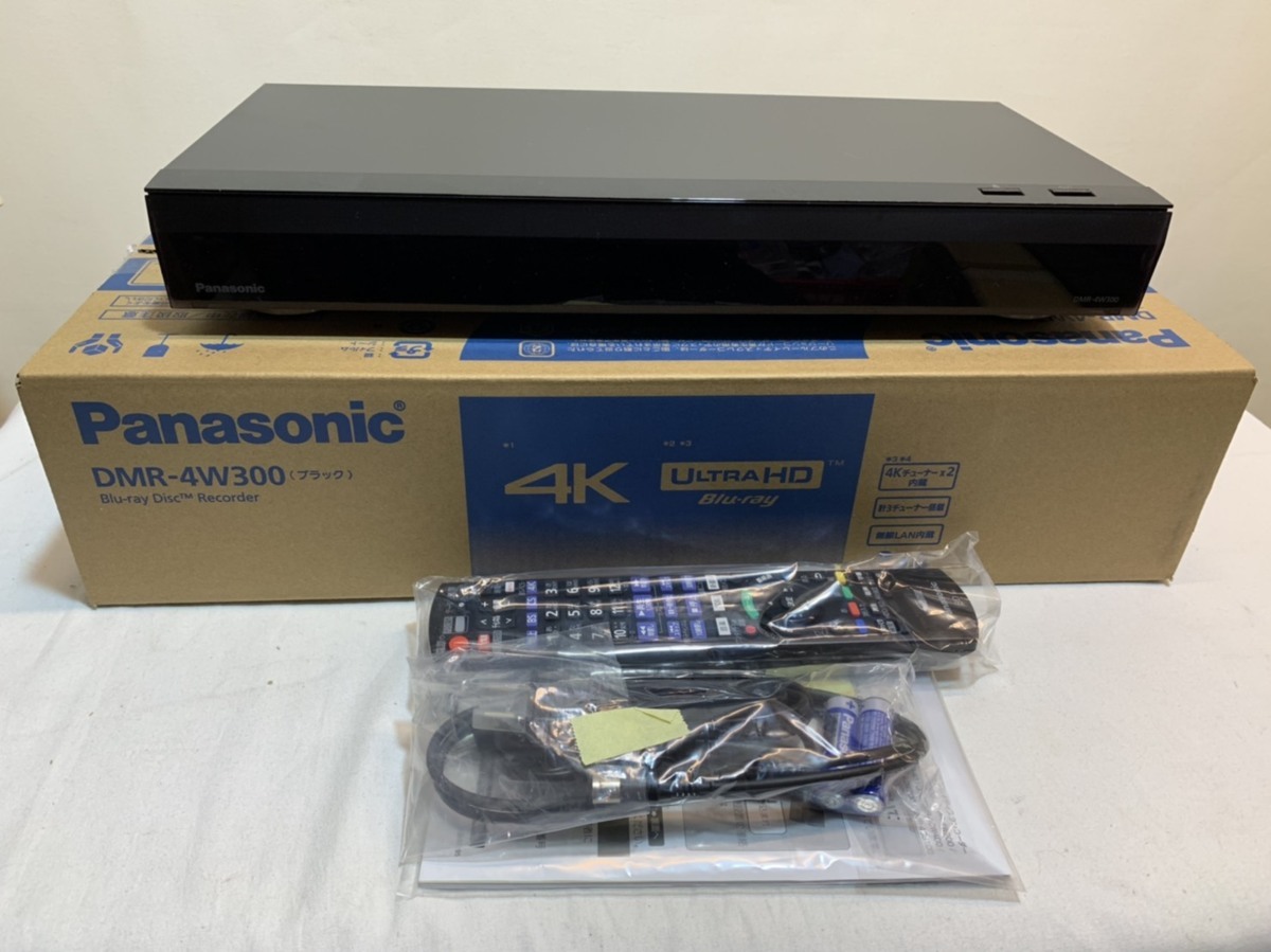 未使用品展示品 Panasonic DIGA DMR-4W300 ブルーレイ ディスク