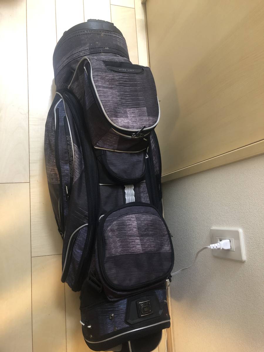 タイムセール 2月5日まで Ogio ブラック キャディバッグ　14分割 OGIO14分割☆キャディバッグ ブラック☆遠征用 タイムセール 2月5日