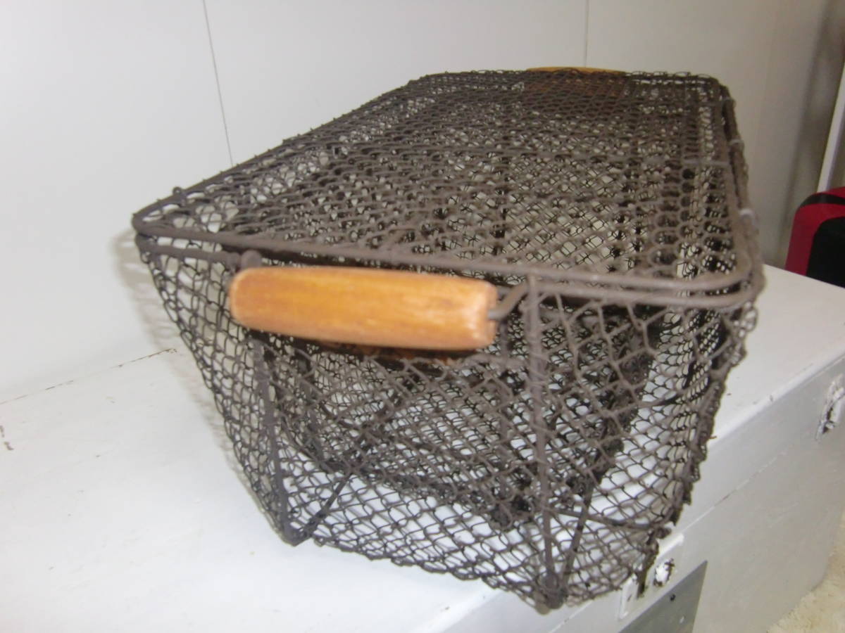 VINTAGE ANTIQUE WIRE BASKET ヴィンテージ ワイヤーバスケット 2個