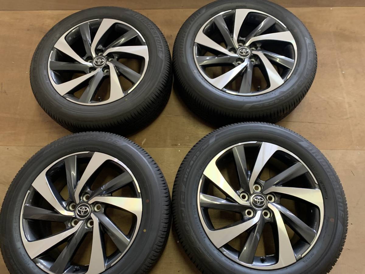トヨタ ハリアー 60系 ターボ用 純正アルミホイールタイヤセット 