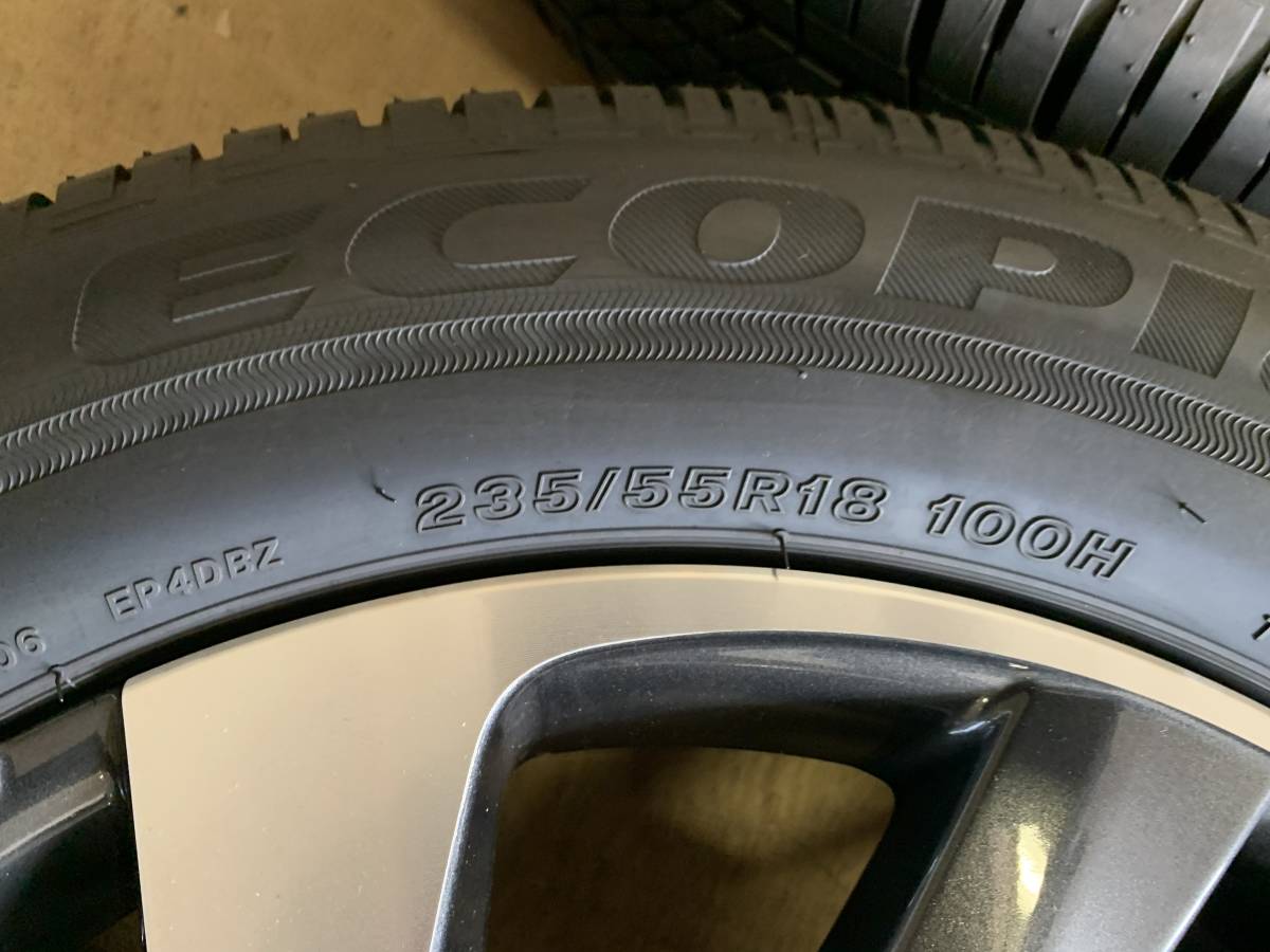 トヨタ ハリアー 60系 ターボ用 純正アルミホイールタイヤセット 